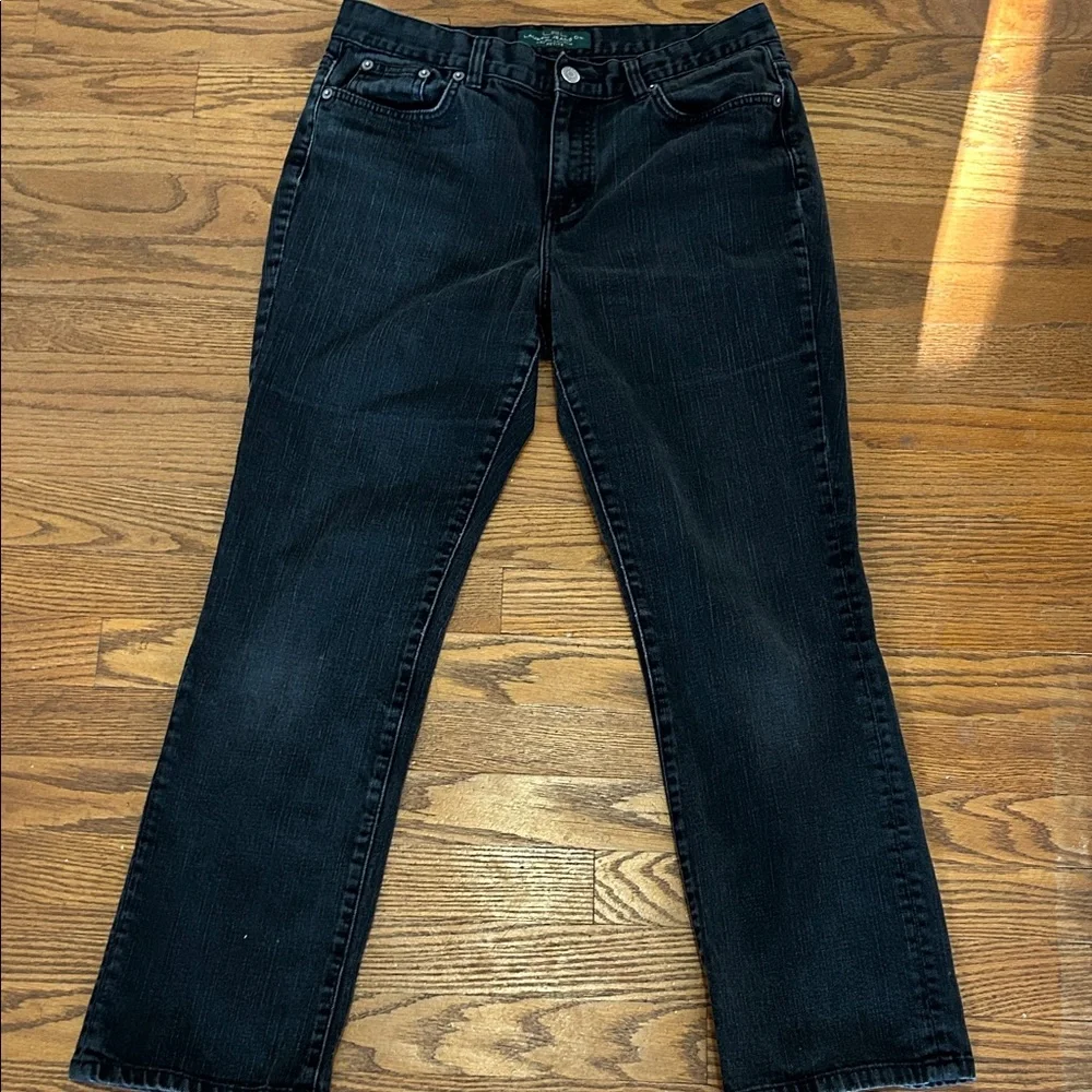 Lauren by Ralph Lauren Jeans Women’s 10P Black Classic Straight Leg - Picture 12 of 12
